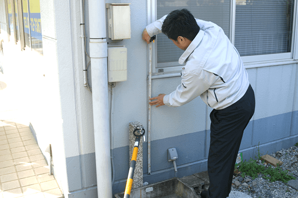 塗装面積を実測しているか？