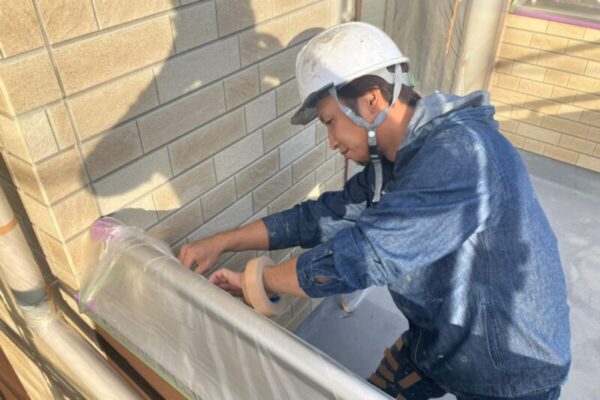 神奈川県厚木市　外壁塗装工事　養生は工事の基本！養生とはどんな作業？